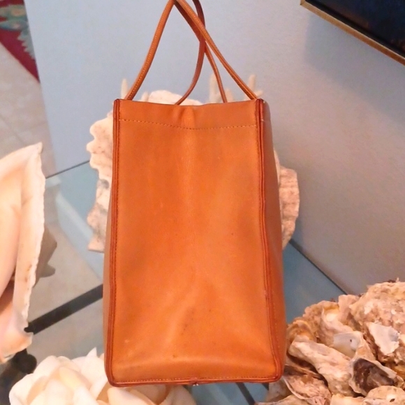 VINTAGE COACH 1960's BONNIE CASHIN HARNESS LEATHER COACH CASHIN CARRY LUNCH TOTE - Picture 14 of 17